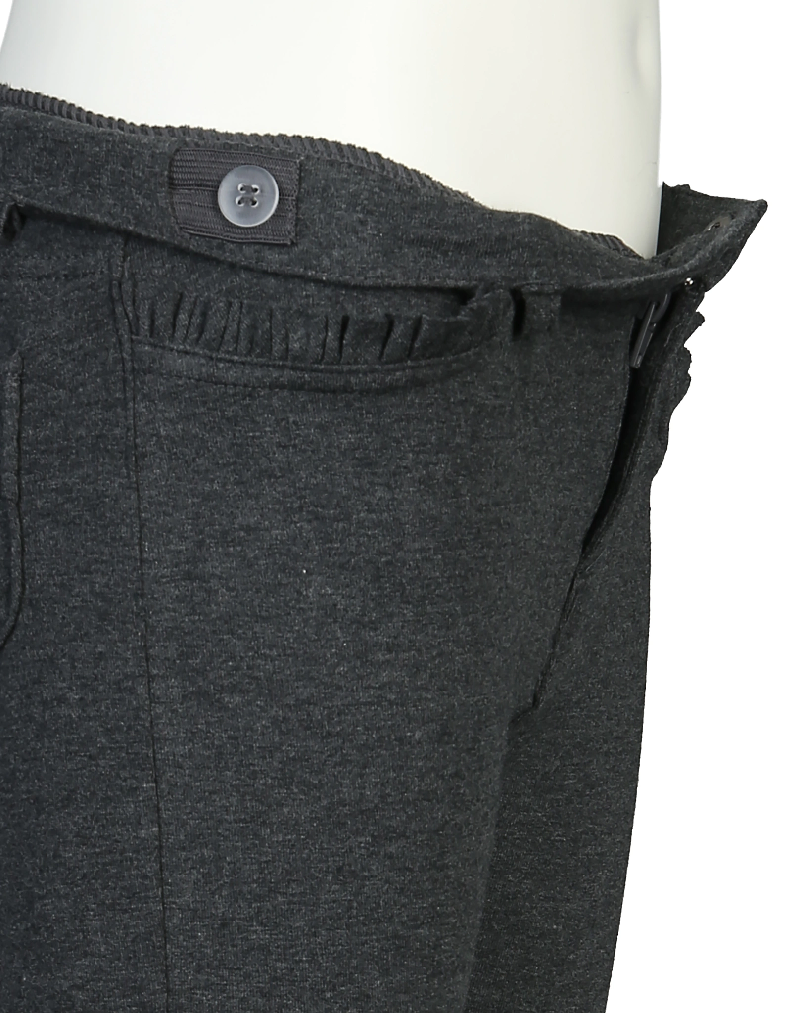 Stoffhose SCHLEIFE in grau meliert