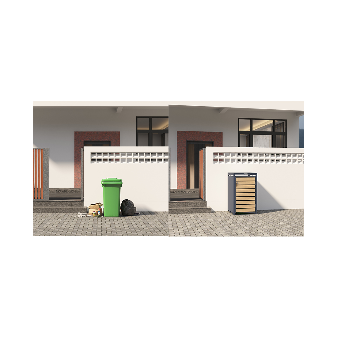 Holmberg Mülltonnenbox für 60L/120L/240L Box