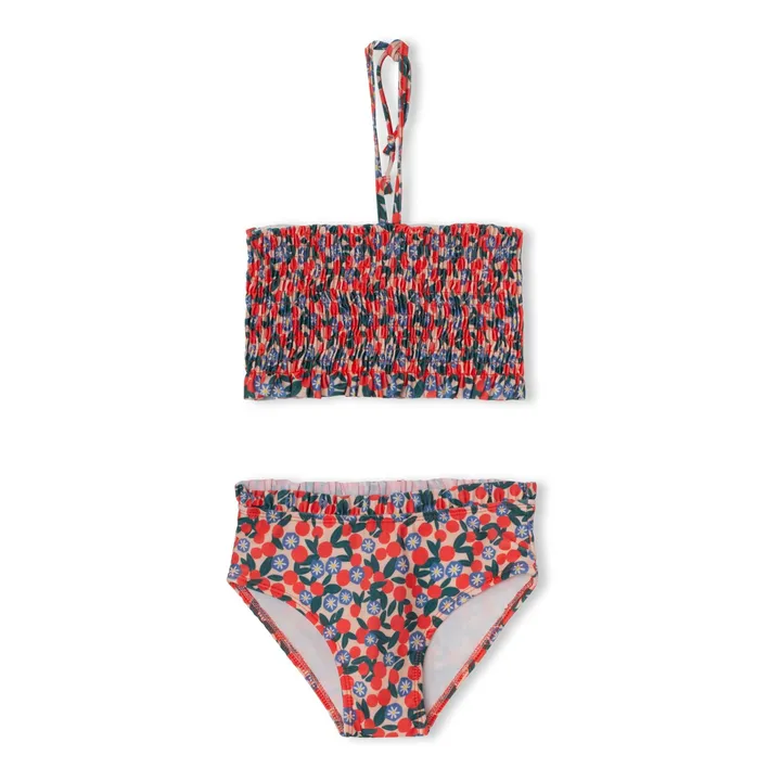 A Monday in Copenhagen Maillot de Bain June Fleur Fibres Recyclées | Rouge