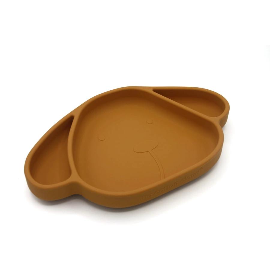 the cotton cloud Teller mit Saugfuss aus Silikon Milo Honey