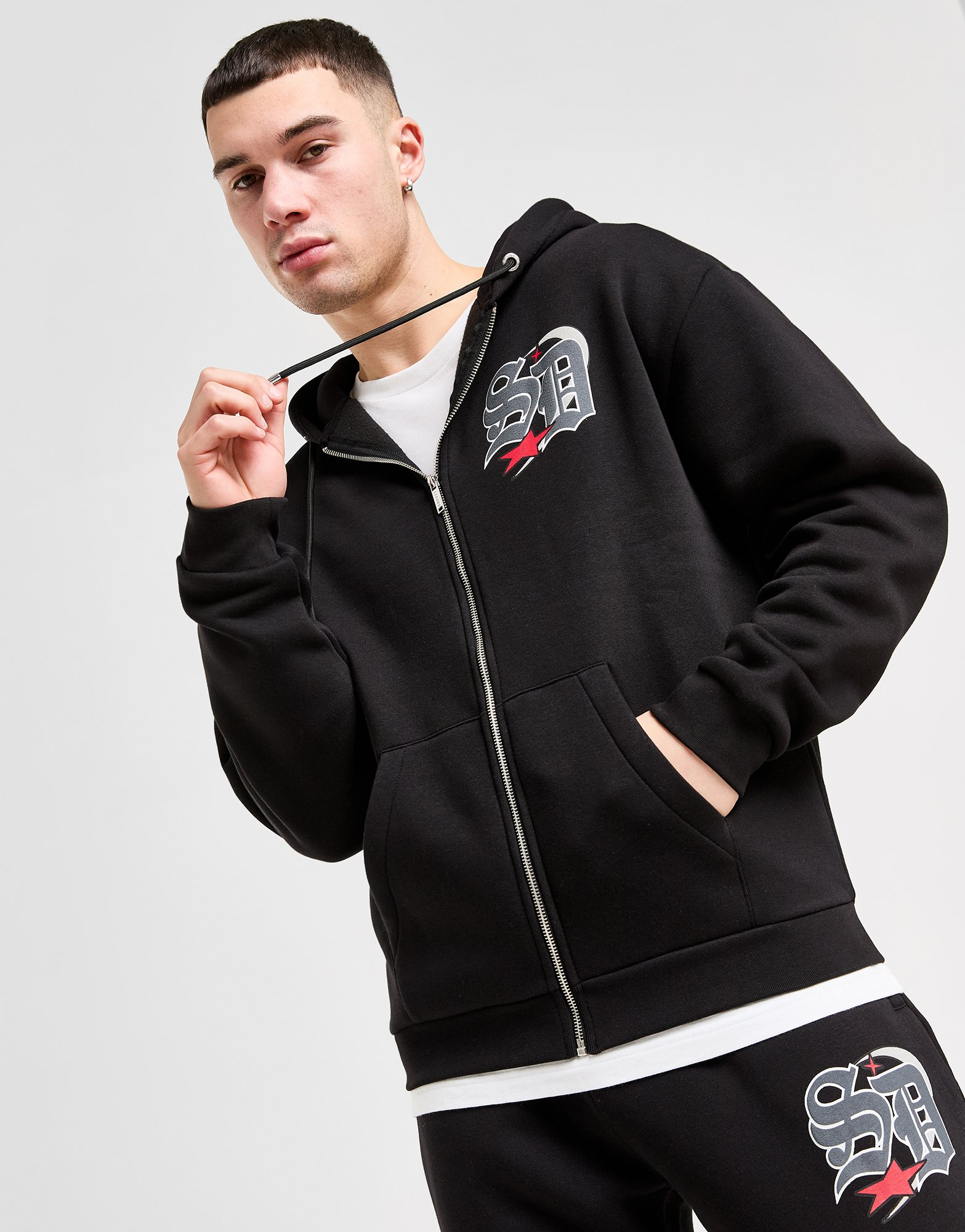 Supply & Demand Sweat à Capuche Zippé Darted Homme