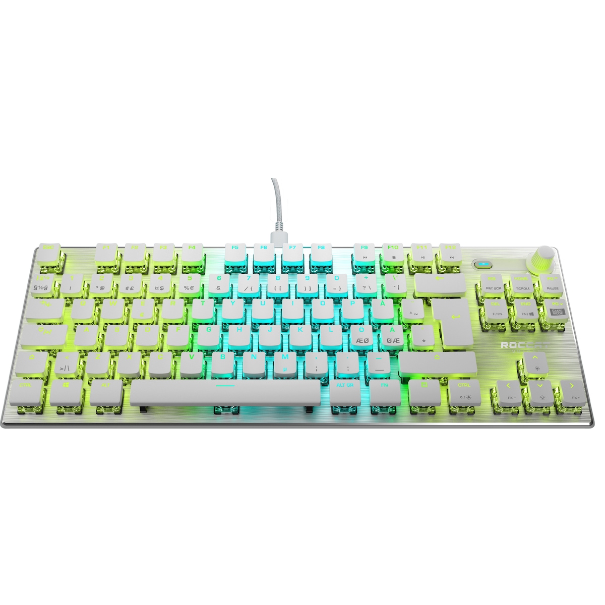 Roccat Vulcan TKL PRO gamingtastatur (hvit)