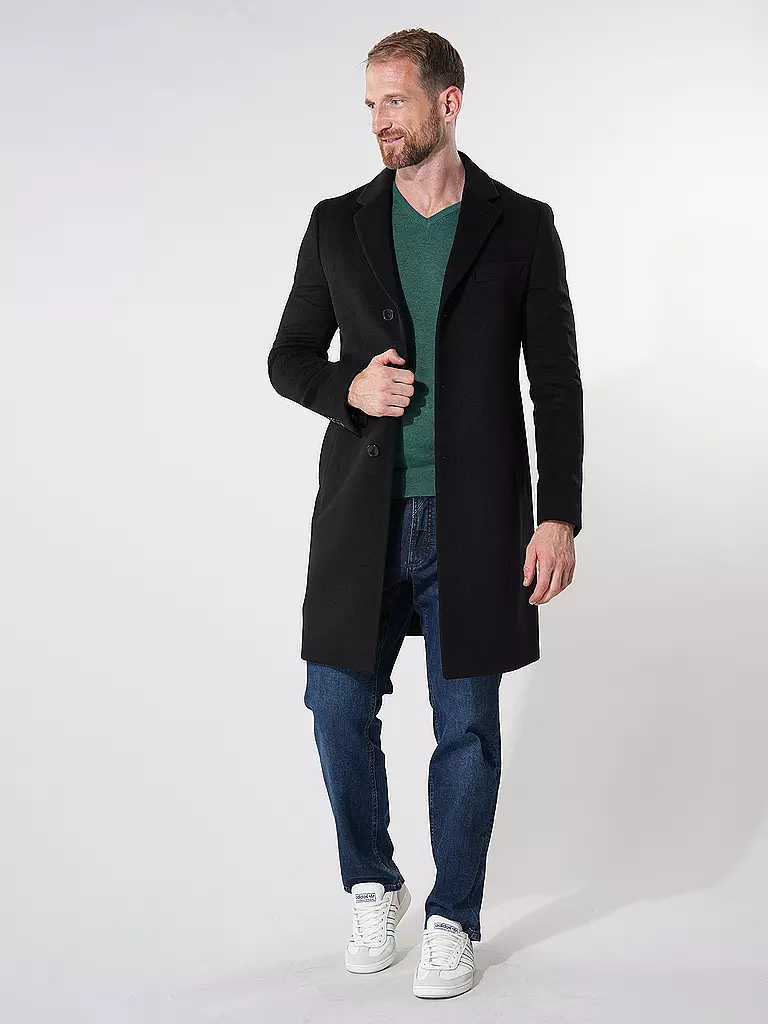 BOSS Wollmantel HYDE schwarz