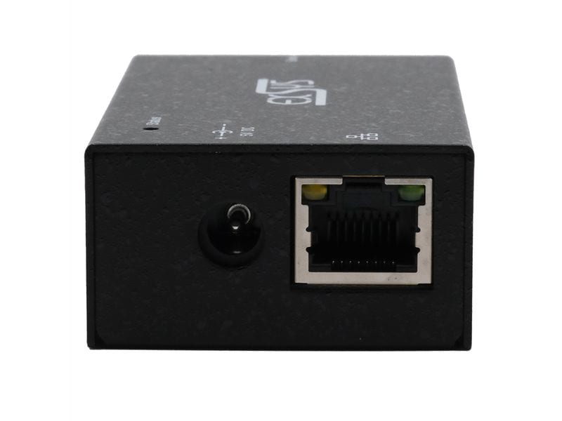 Exsys Serieller Geräteserver EX-6111-2PoE 1-Port-RS-232 Ethernet PoE zu 1x RS-232 port, inkl. 5V/4A Netzteil