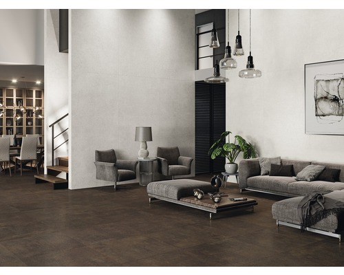 XXL wand- en vloertegel Industrieel Koper gepolijst 120 x 260 x 0,7 cm R10 A