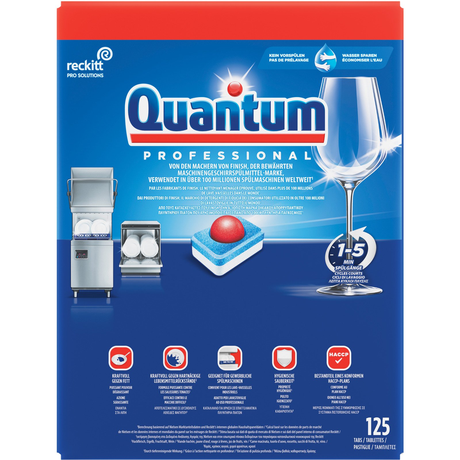 Finish Quantum Professional 125 Geschirrspültabs