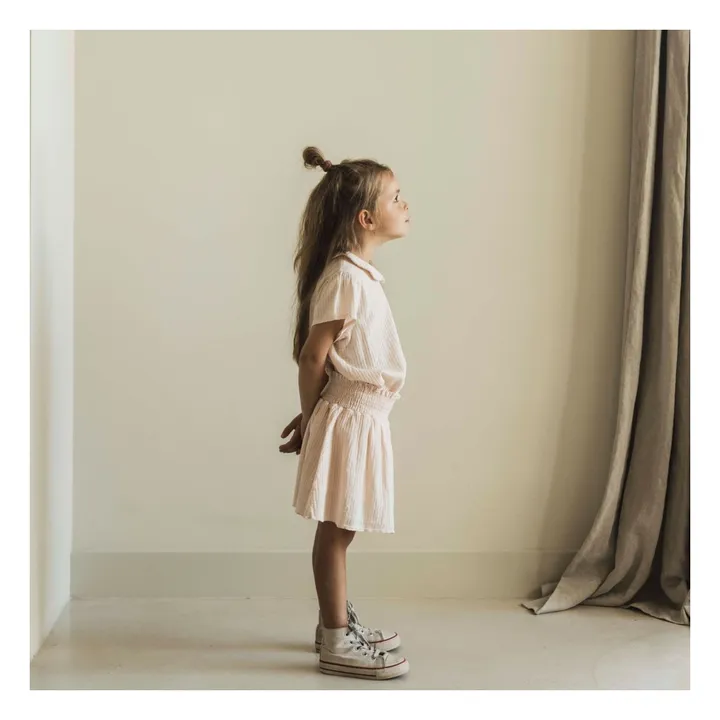 Jenest Jupe Smockée Billie | Rose pâle