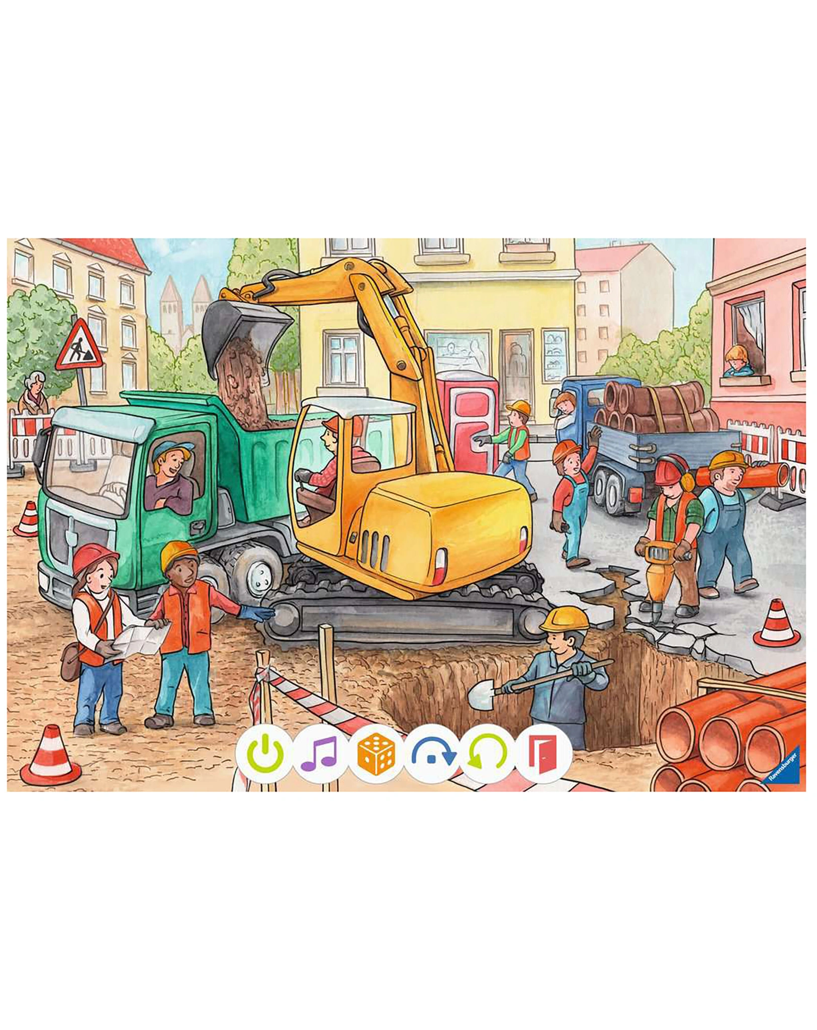 tiptoi® Puzzle für kleine Entdecker: Baustelle