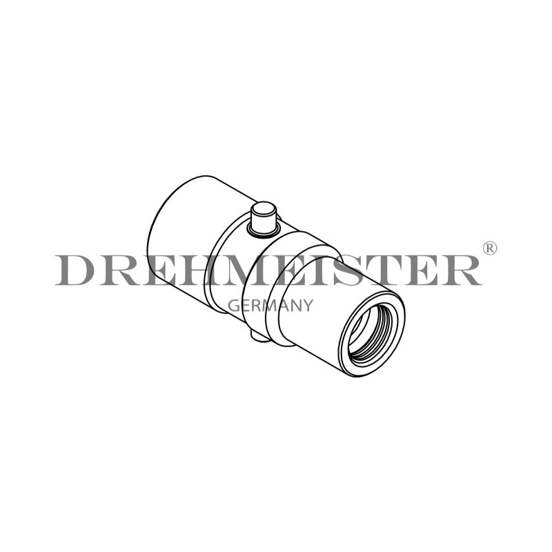 DREHMEISTER Bajonett LPG Adapter M16 Innengewinde - 64mm