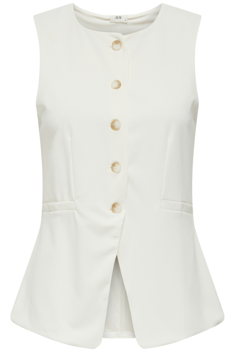 Jacqueline de Yong ecru dames gilet