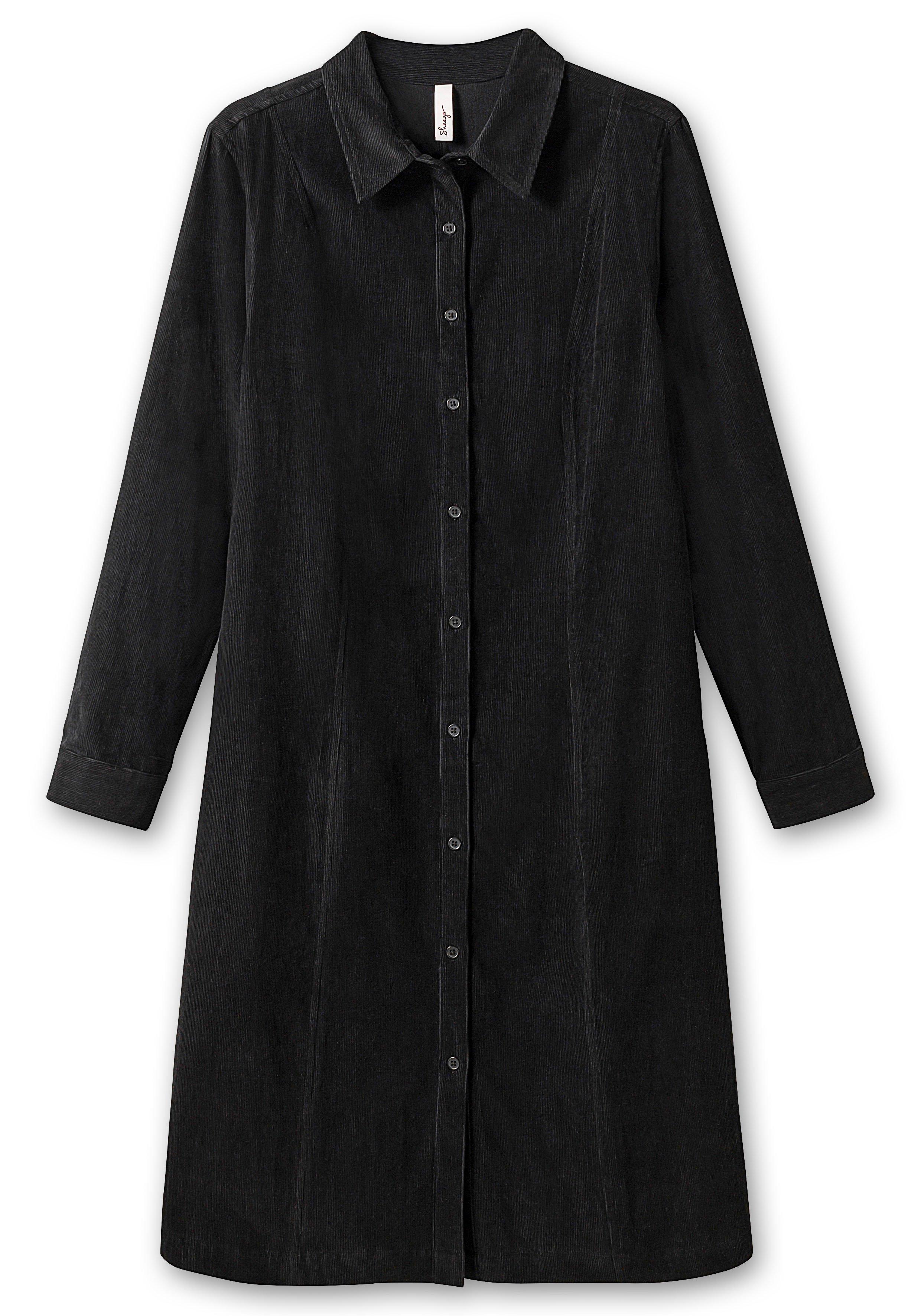 Hemdblusenkleid aus weichem Cord