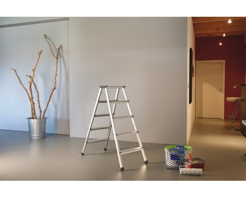 Hailo D60 StandardLine Aluminium Dubbele Tredenladder 2 x 5 Treden