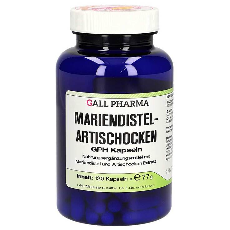 Mariendistel Artischocken GPH Kapseln, 120 St