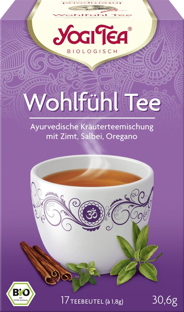 YOGI TEA Wohlfühl Tee<br>17 × 1.8 g, Beutel