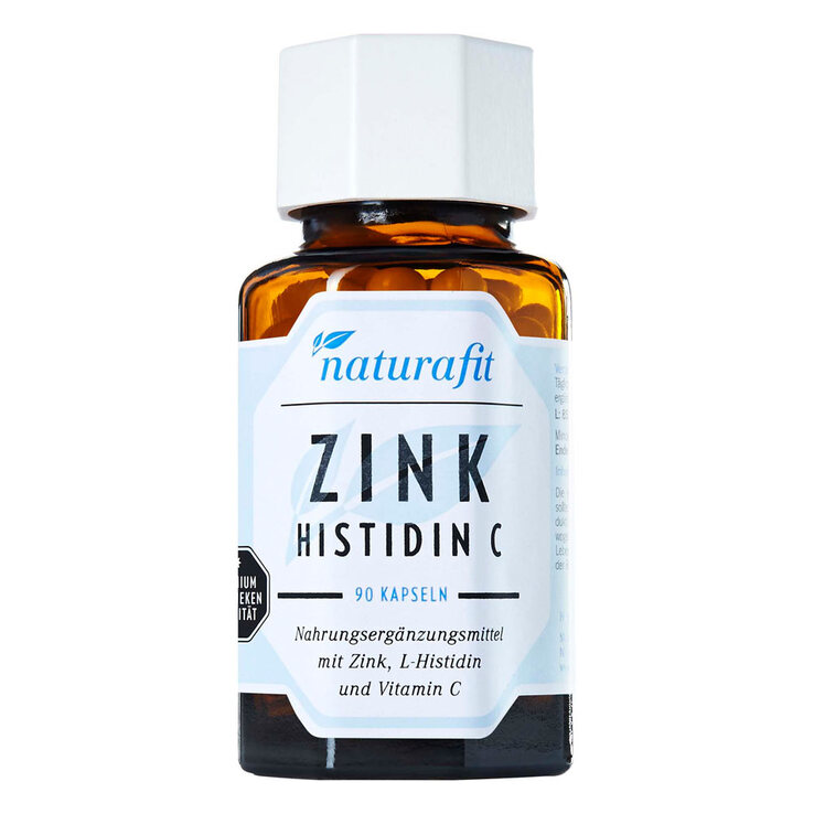 Naturafit Zink Histidin C Kapseln, 90 St