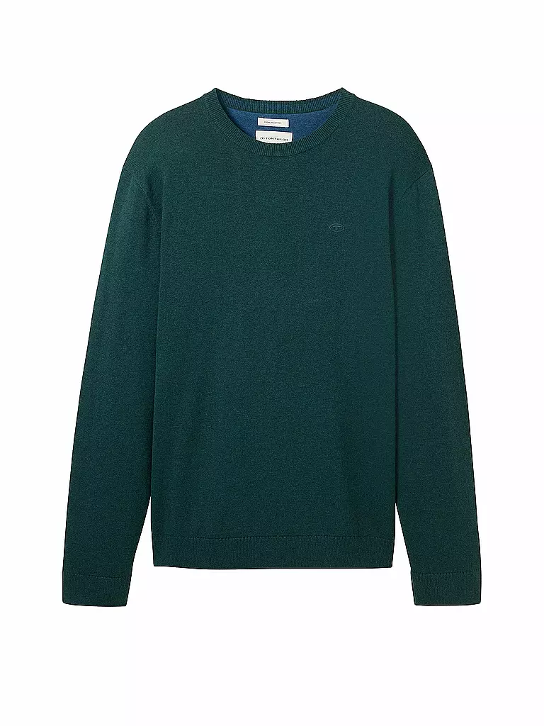 TOM TAILOR Pullover dunkelgrün