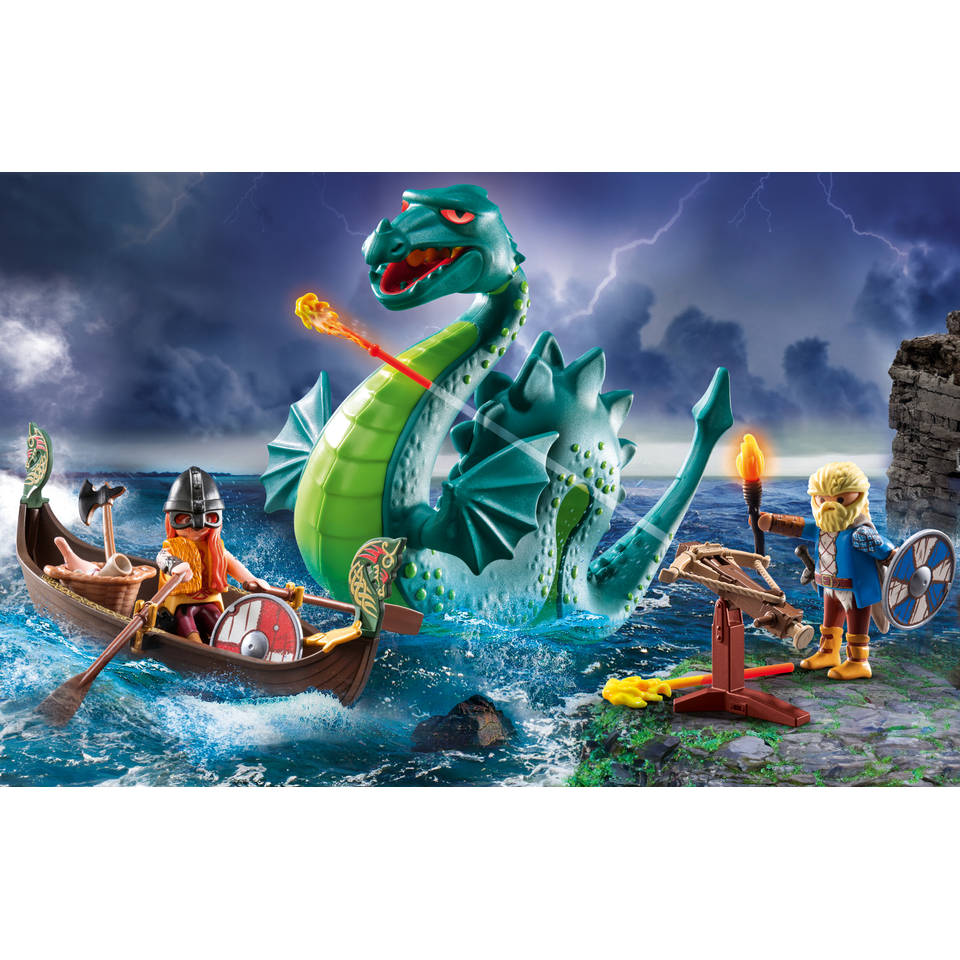 PLAYMOBIL Promo History vikingen met zeemonster 71830