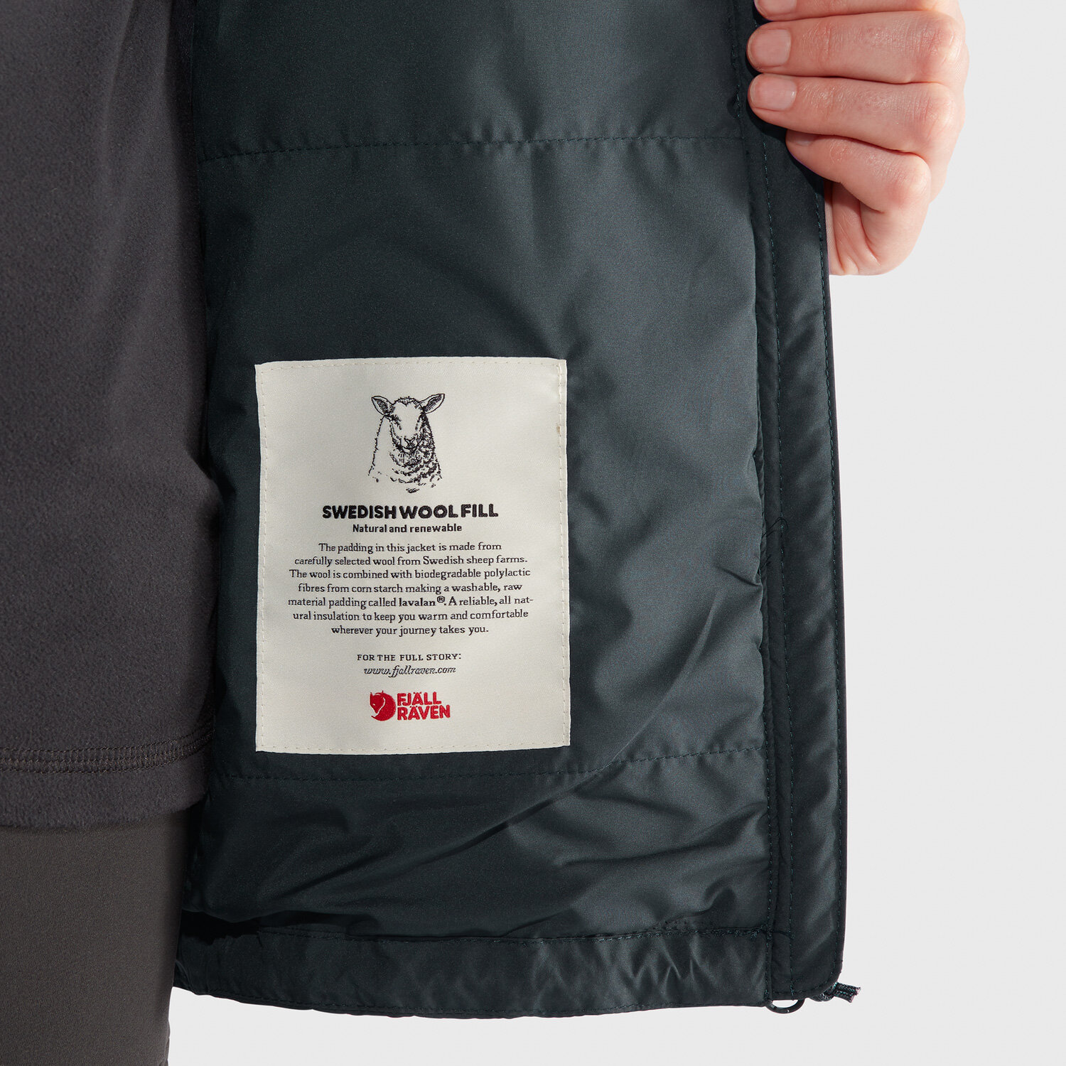 Fjällräven Keb Wool Padded Jacket, Dame<br>Varm lett jakke til fjellvandring