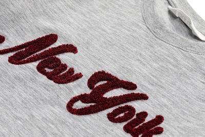 Luca & Lola Lauro Langermet T-Skjorte, Grey Melange
