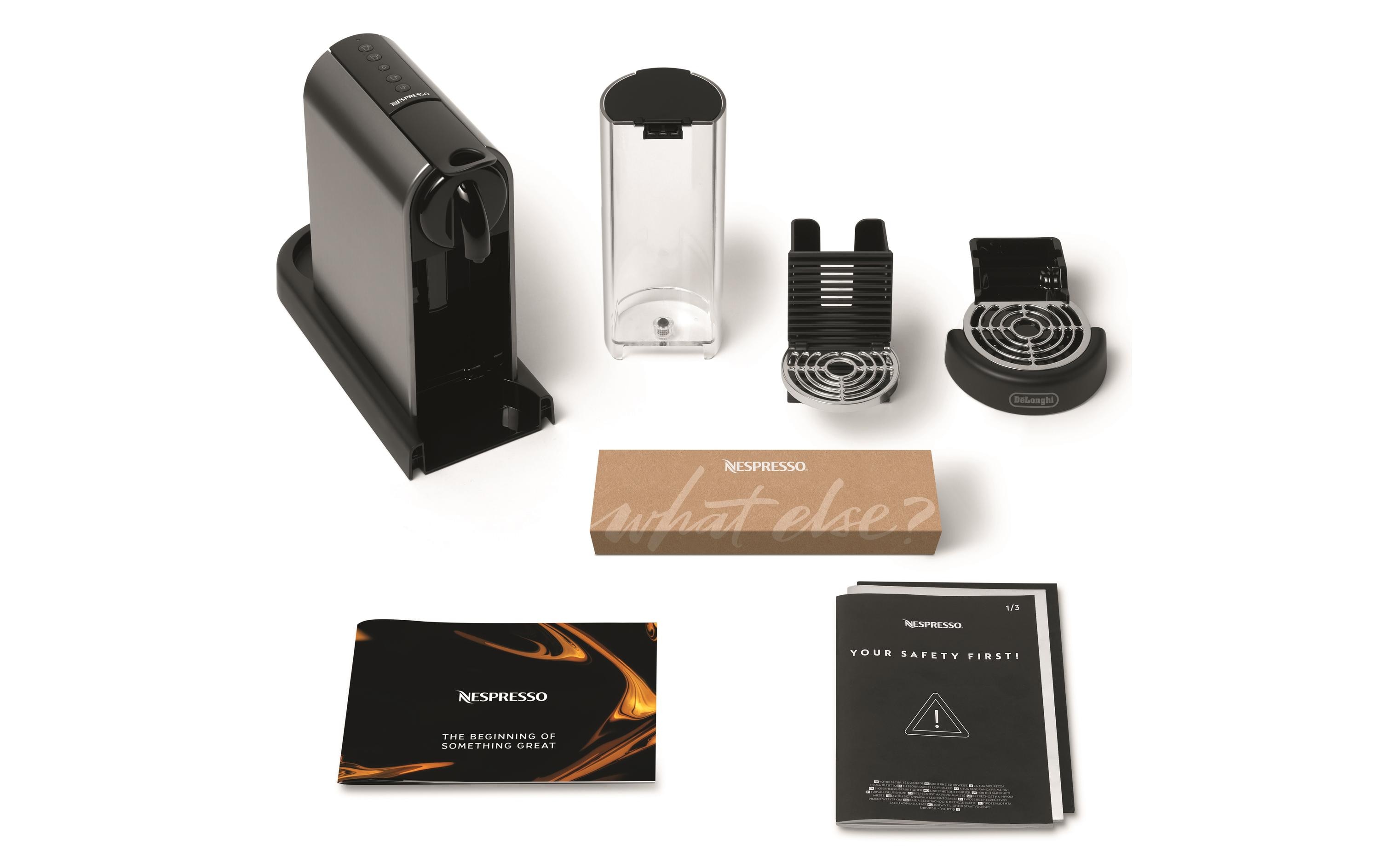 Kaffeemaschine Nespresso Citiz Platinum EN220.T Grau<br>Elegante Nespressomaschine der Original Line mit Heisswasser-Funktion