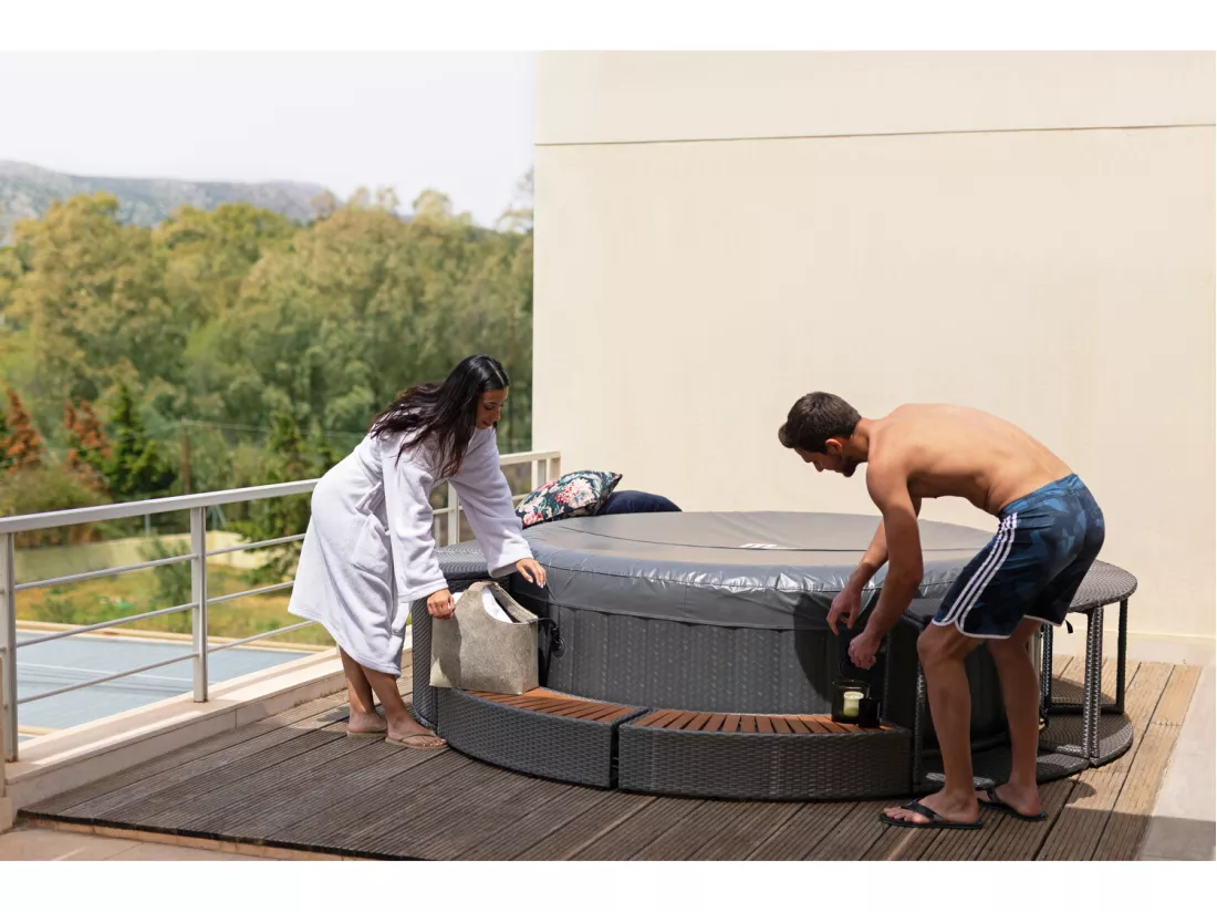 Spa gonflable rond 6 places MINORQUE