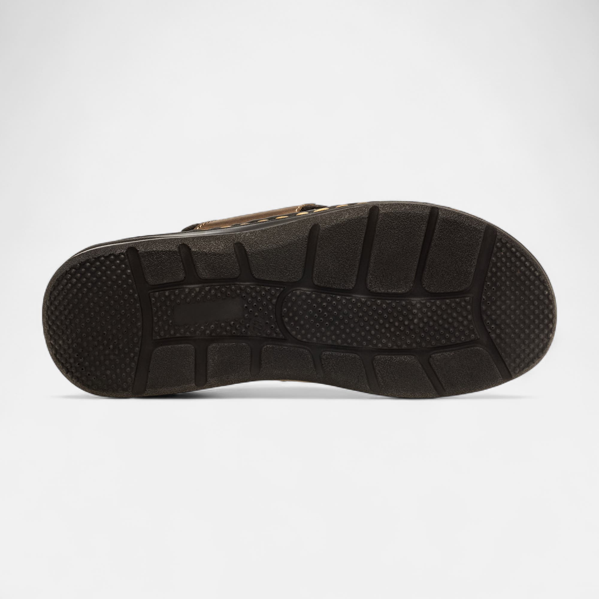 Entre-doigts Homme en cuir marron