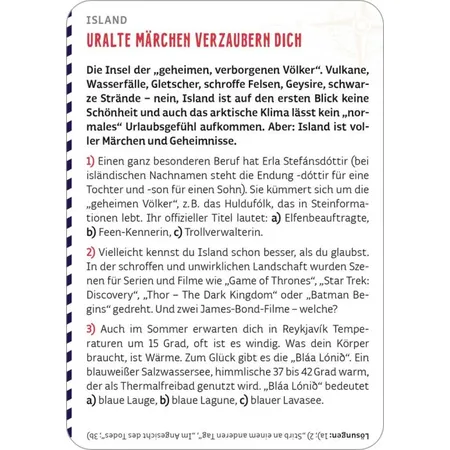 moses. Fernweh - Das Quiz der 100 Sehnsuchtsorte