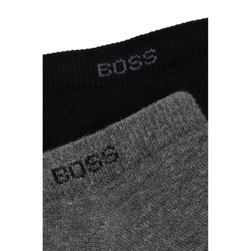 Boss Black 2-pak Strømper, Medium Grey, 39-42