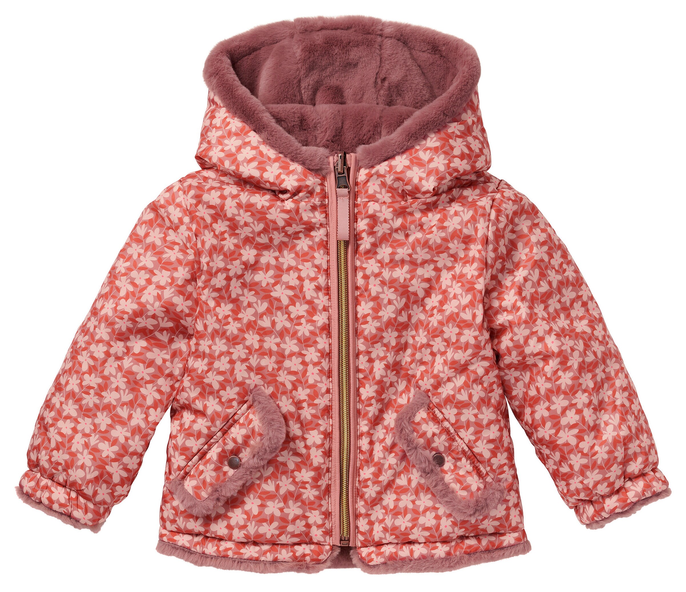 Noppies Baby Winter jacke Feria - Reversible Burlwood