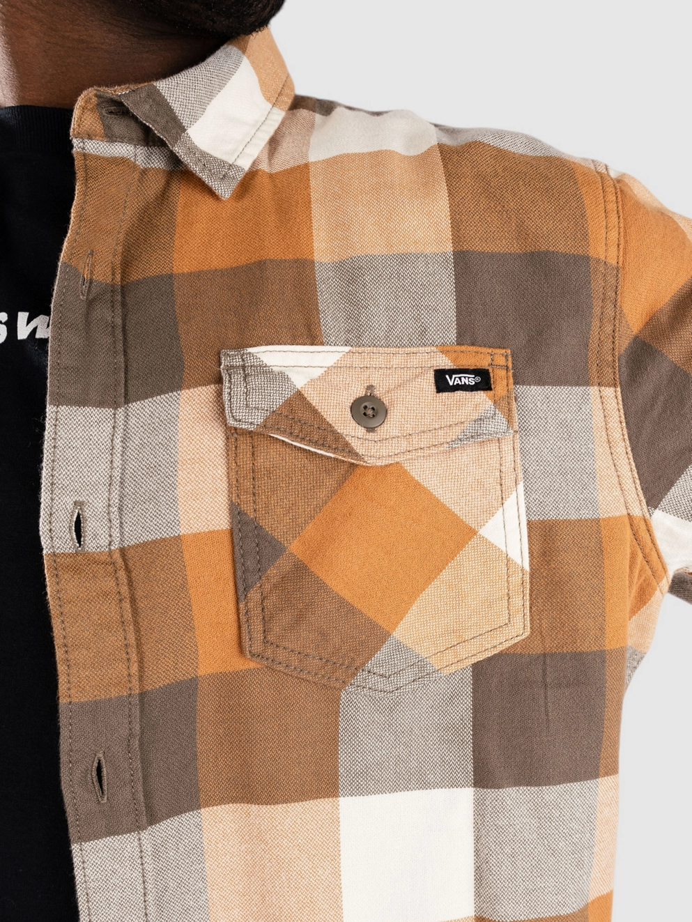 Vans Box Flannel Classic Shirt bungee cord/brown sugar