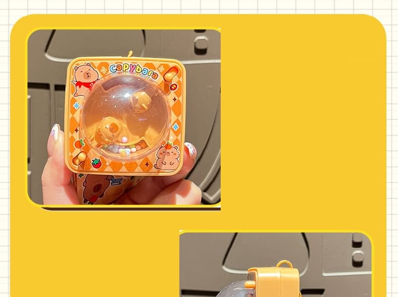het gebeurt - Dierenkralenspel PVC tasbedel sleutelhanger (verschillende ontwerpen)