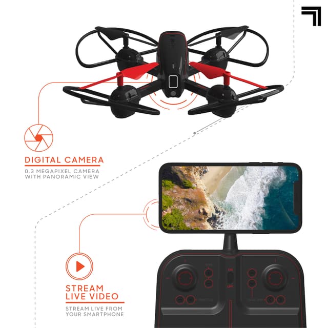 Sharper Image Mach 10 videodrone