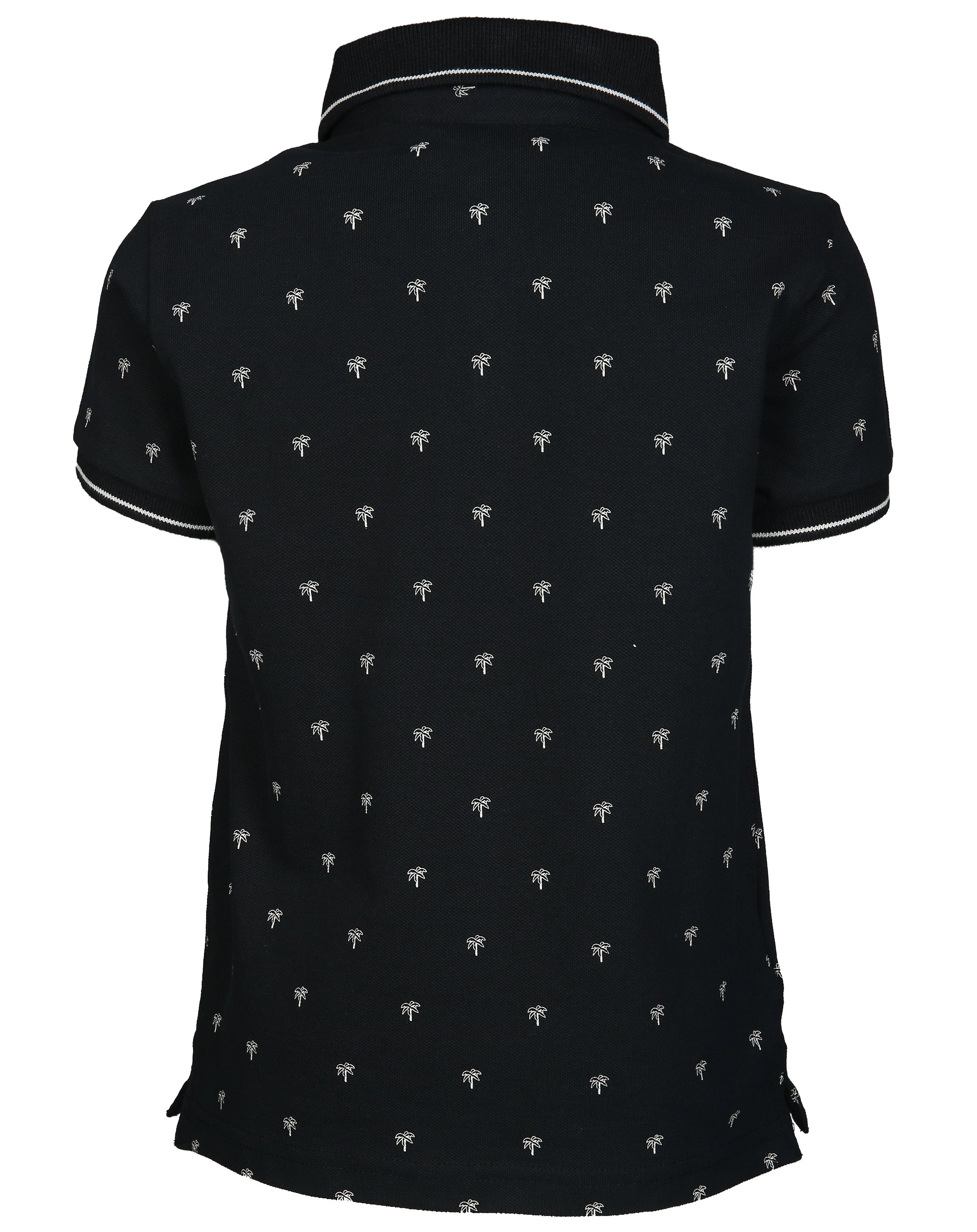 Polo-Shirt PALMS in schwarz