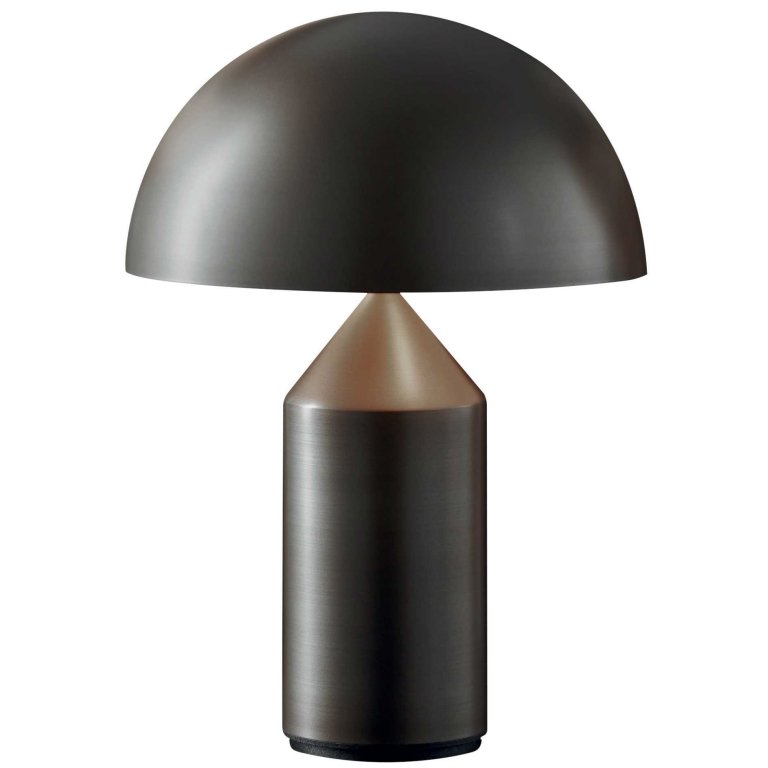 Oluce Atollo tafellamp H35 satijn brons