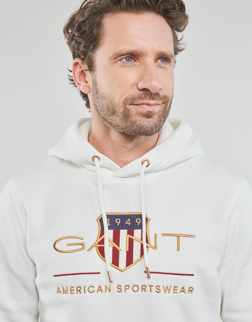 Gant - ARCHIVE SHIELD HOODIE - Blanc