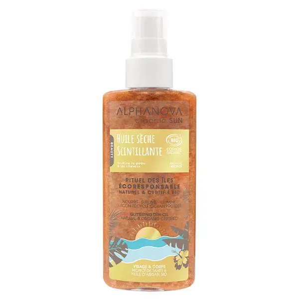 Óleo Iluminador Orgânico Alphanova Sun 125ml