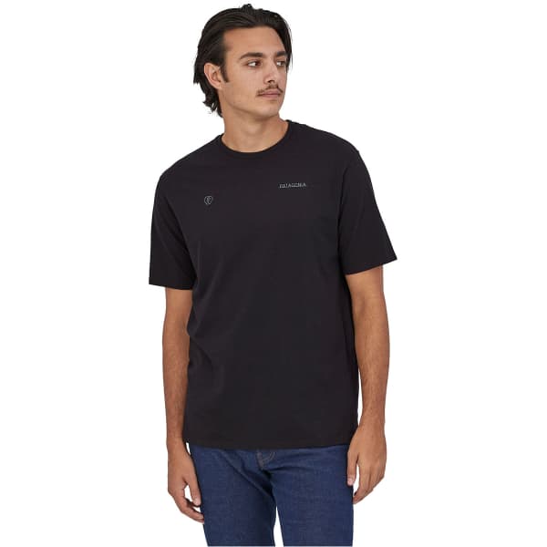 T-shirt PATAGONIA M'S FORGE MARK RESPONSIBILI-TEE BLACK