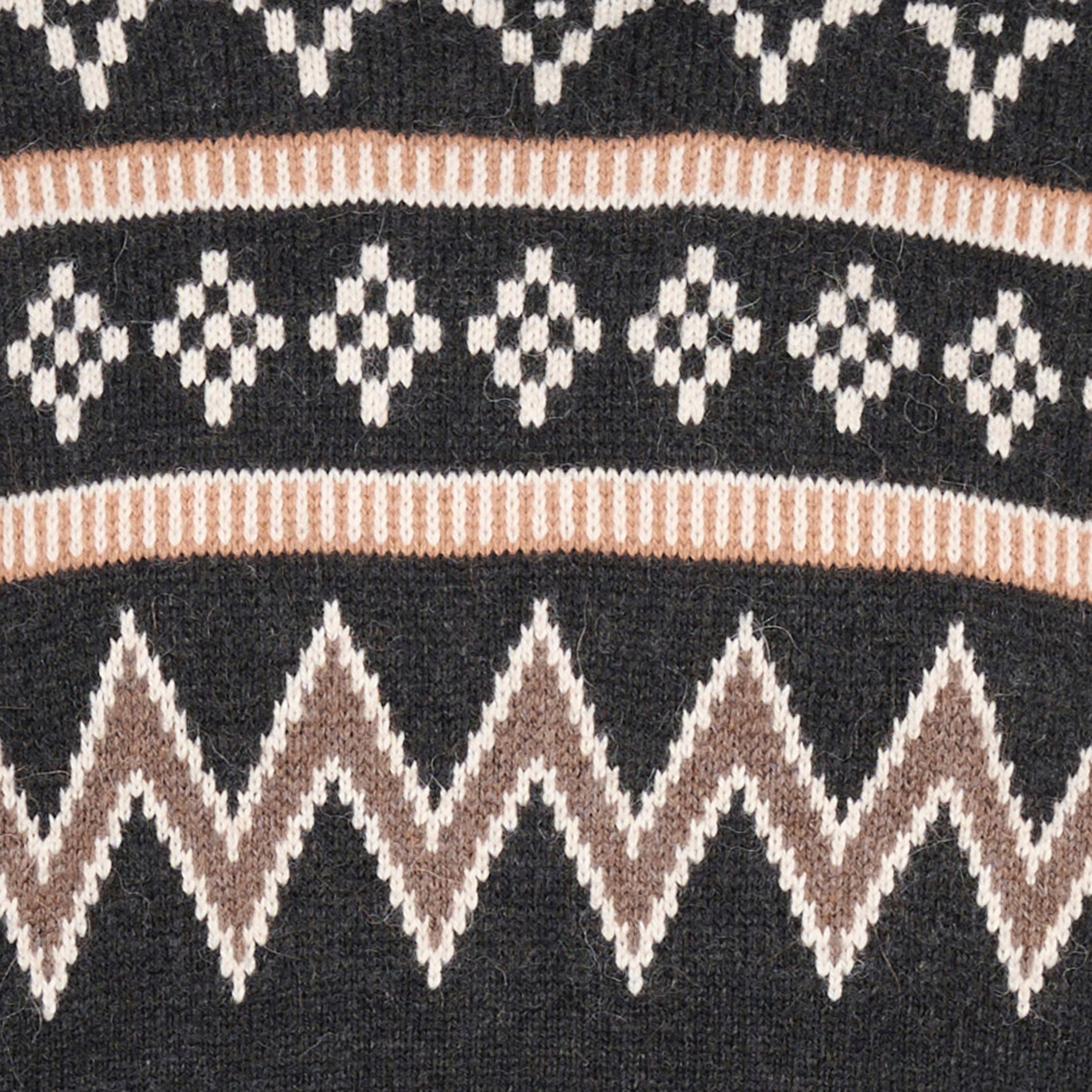CHRISTOPHER - Pull regular imprimé en coton mélangé | Gris