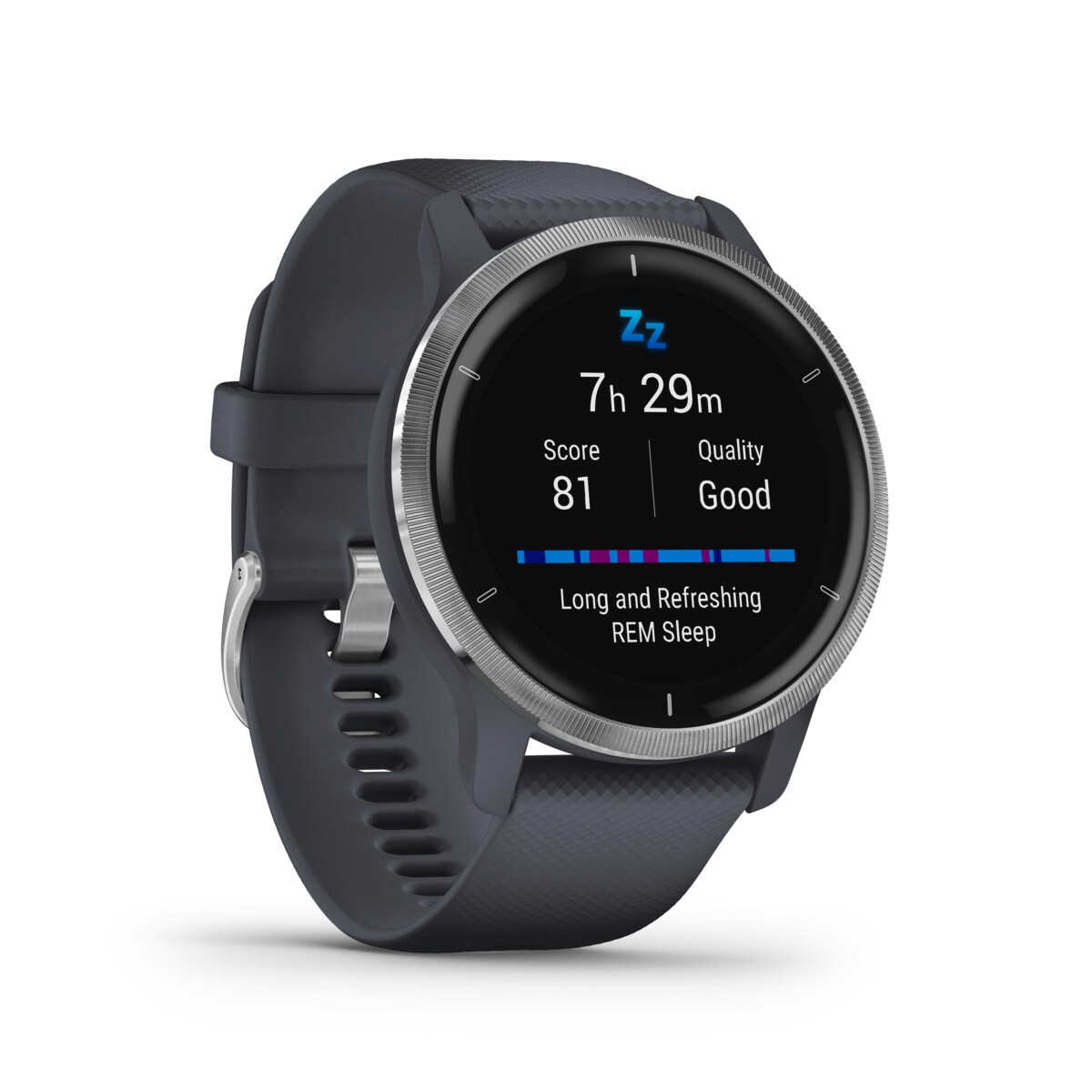 Garmin VENU 2 Granitblau/Silber