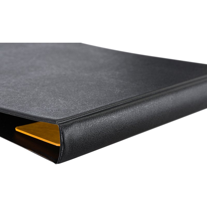 Classeur 4 anneaux cartonné Exacompta A3 - Dos 4 cm noir