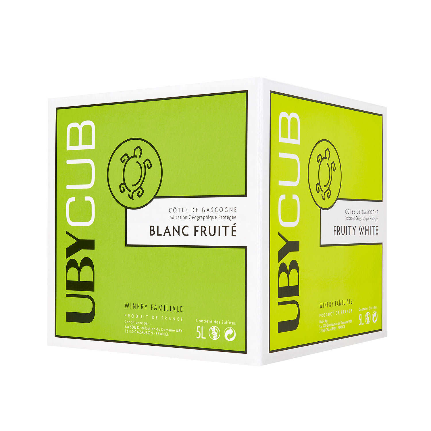 UBY CUB Blanc Sec Bib 5L