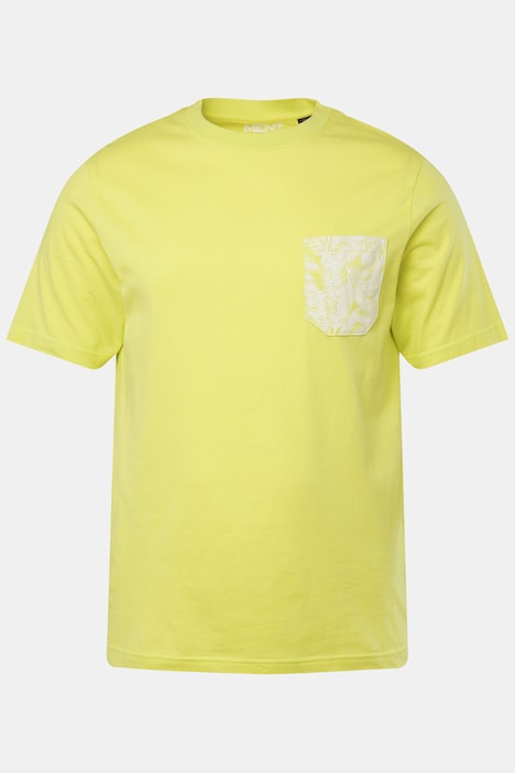 Men+ T-Shirt, Halbarm, Brusttasche, bis 84/86