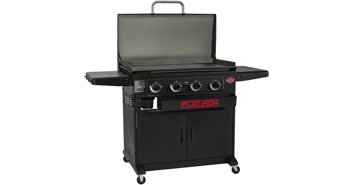 Char-GrillerFlat Iron Premium Gas Griddle barbecue  (Zwart)