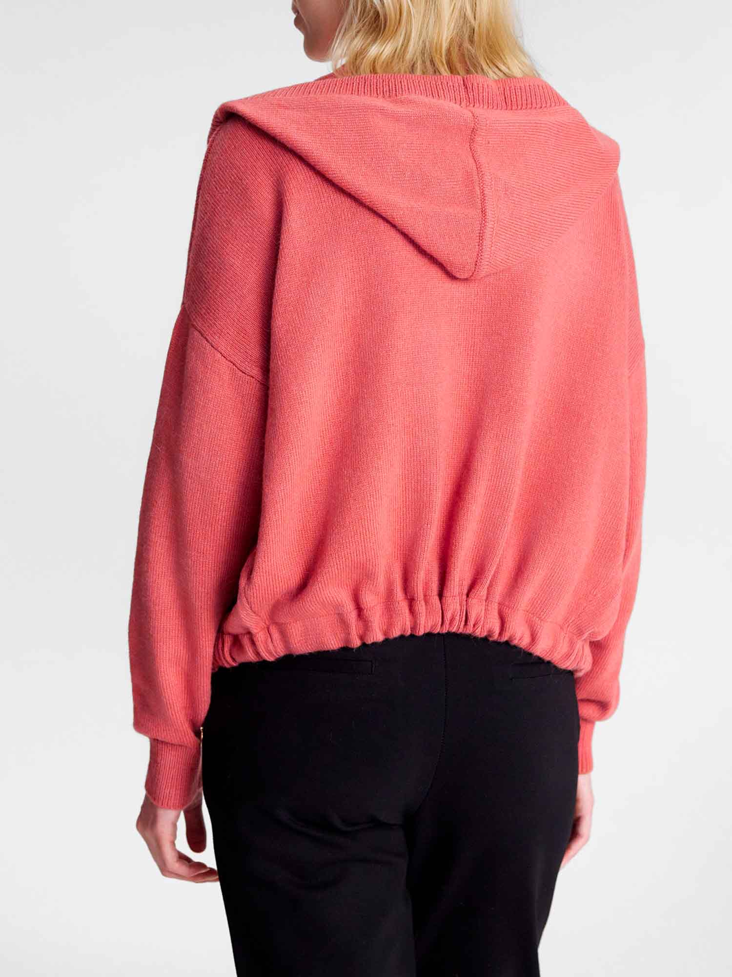 Gilet Zippé Femme Rose