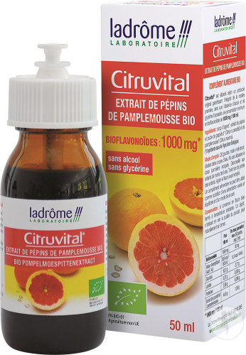 Ladrôme Citruvital Extrait De Pépins De Pamplemousse Bio 50ml