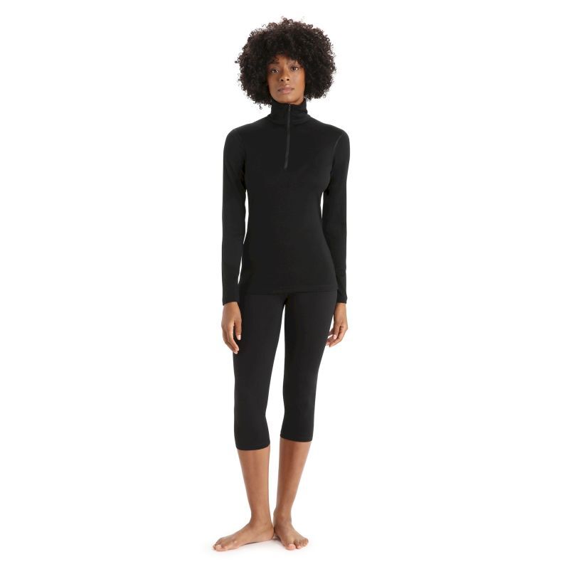 200 Oasis LS Half Zip - Maillot thermique laine mérinos femme
