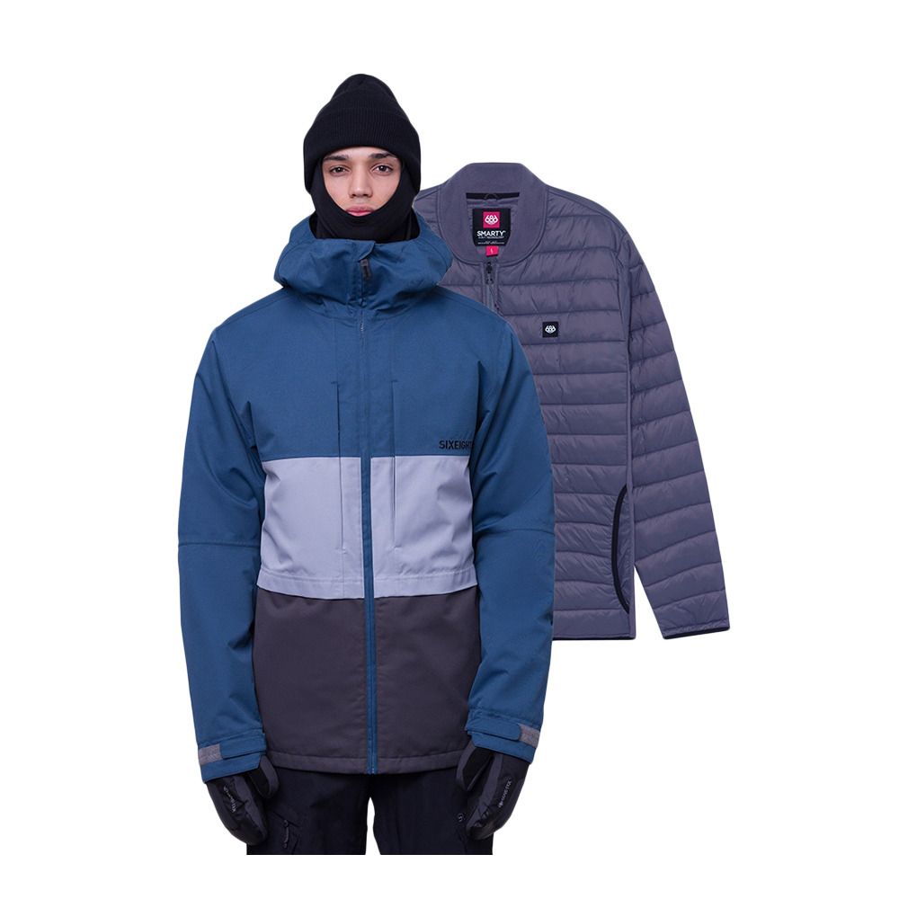 686 SMARTY® 3-IN-1 FORM - Veste ski Homme orion blue colorblock