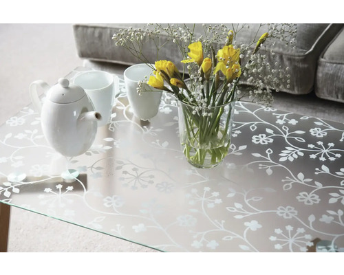 dc-fix® statische glasdecoratiefolie Tord wit 45x150 cm