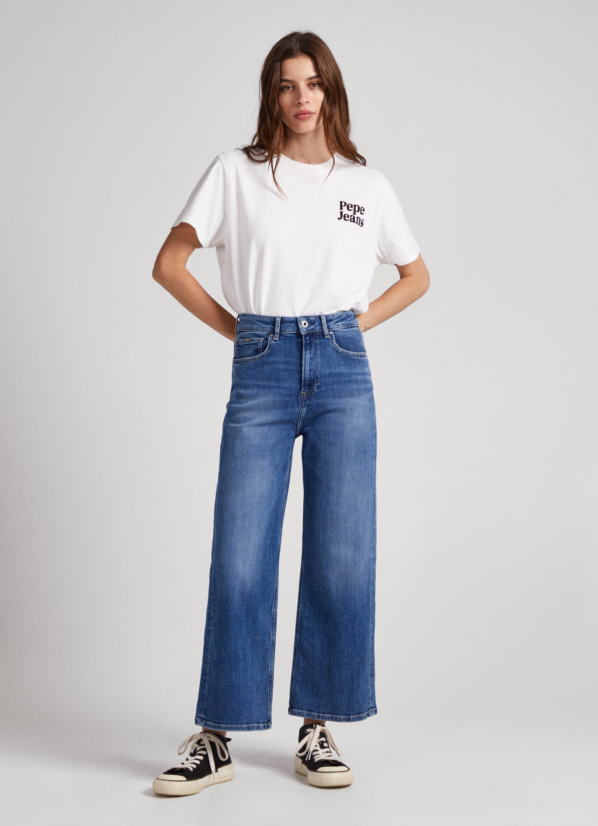 Calça jeans Lexa Sky Fit Wide Fit de cintura alta - jeans