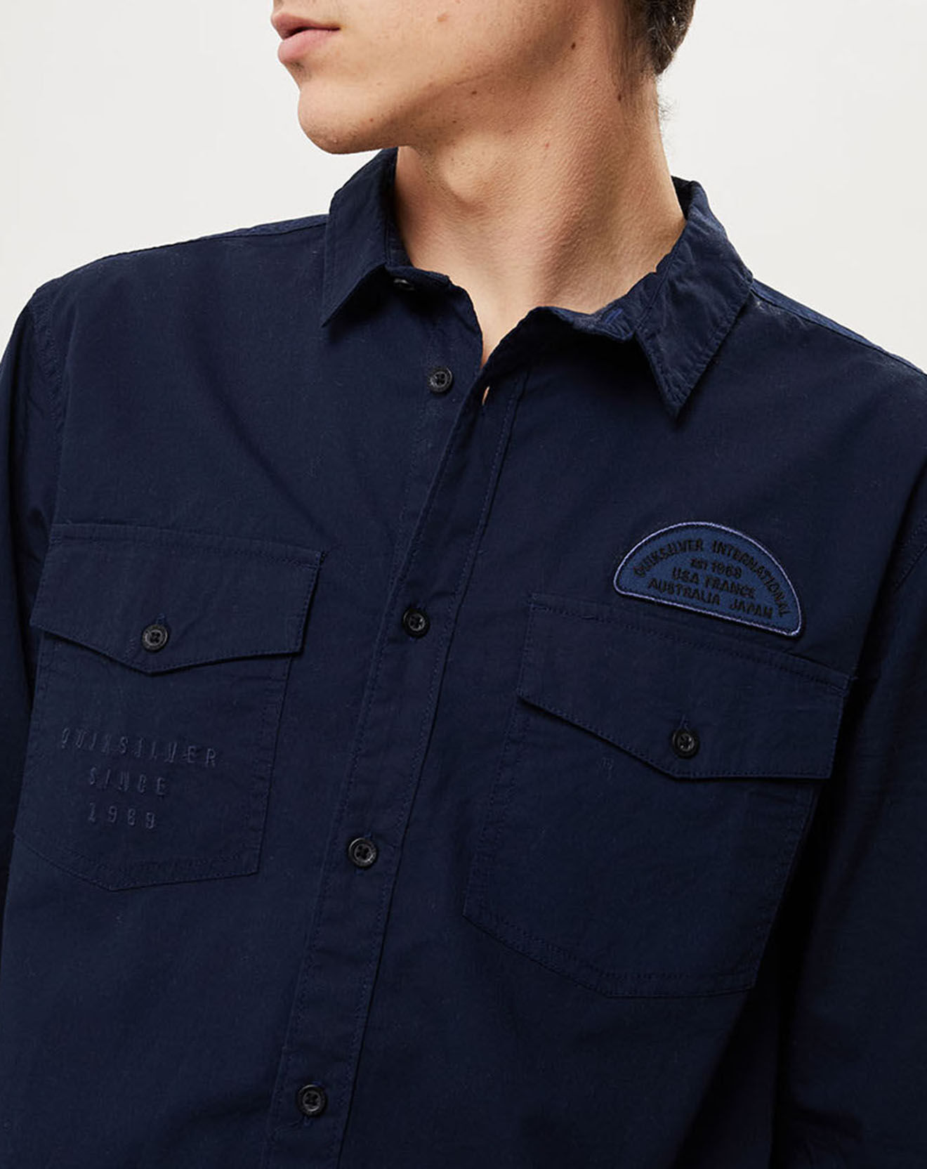 Quiksilver Chemise Moden Tripster bleu marine